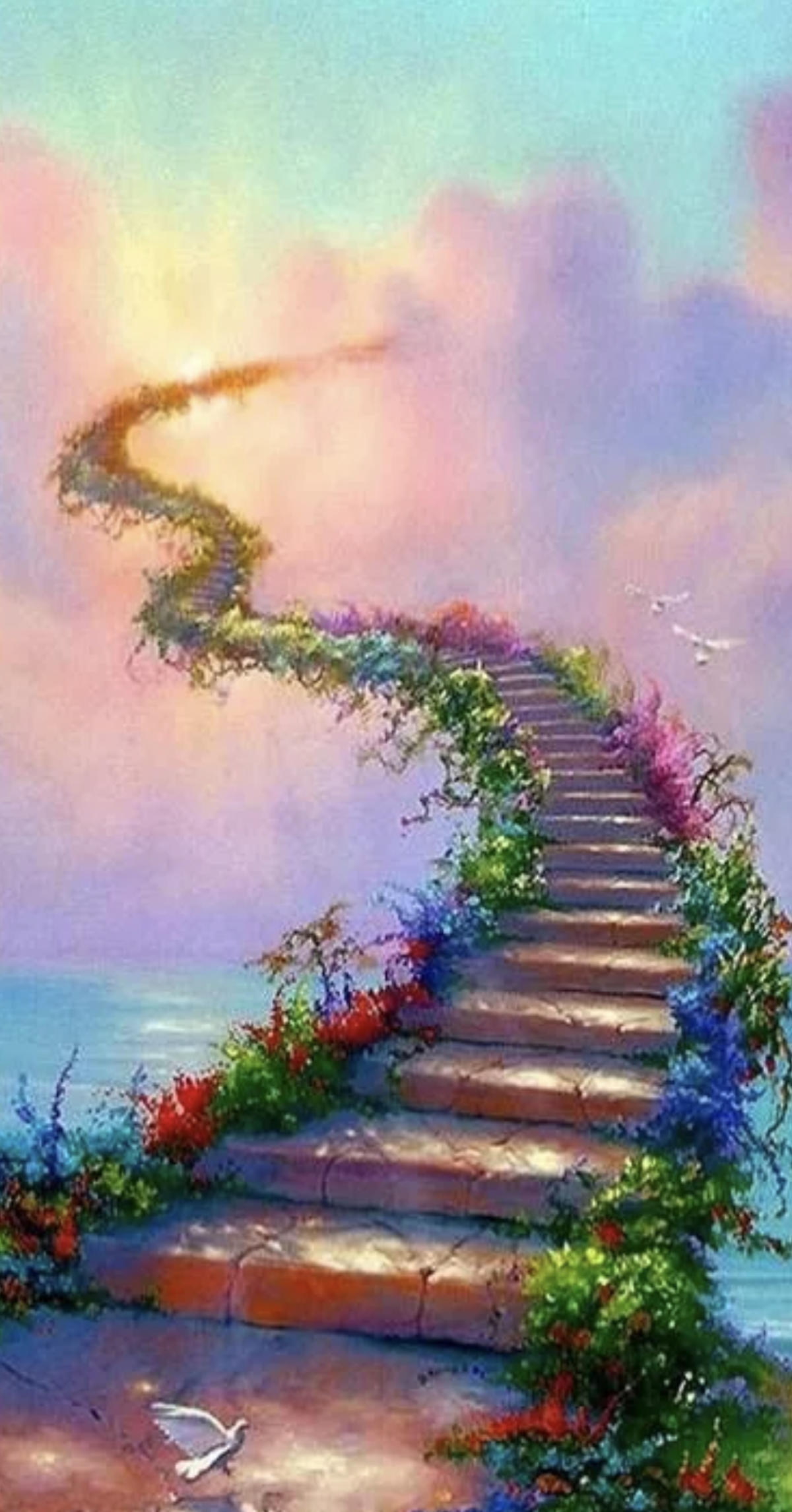 Картина лестница в небеса Джим Уоррен