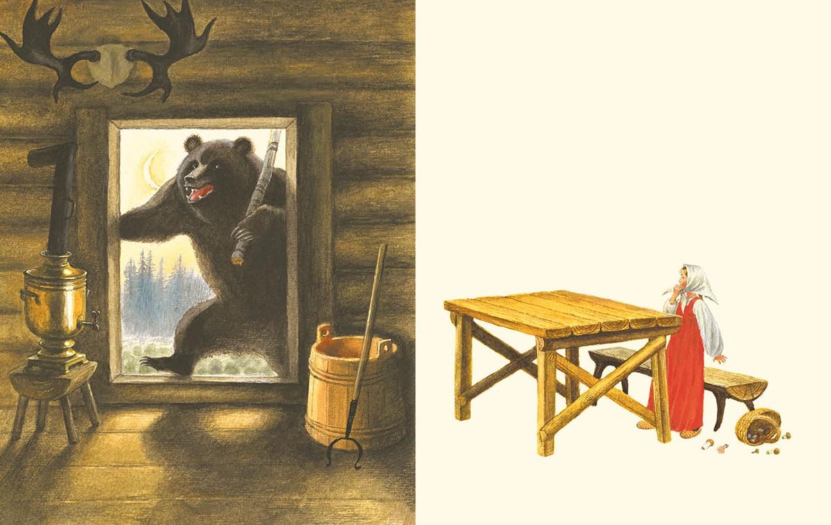 Маша и медведь иллюстрации Устинова